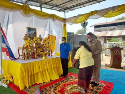 มอบถุงยังชีพพระราชทานให้แก่บ้านผู้ประเหตุวาตภัยฯ บ้านปอแดง หมู่ 4