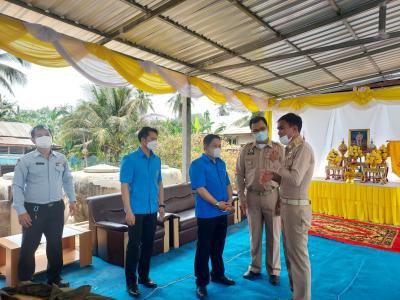 มอบถุงยังชีพพระราชทานให้แก่บ้านผู้ประเหตุวาตภัยฯ บ้านปอแดง หมู่ 4