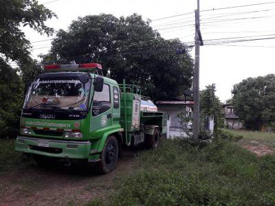 ส่งน้ำเพื่อบรรเทาความเดือดร้อนของประชาชนฯ บ้านหลุมหิน หมู่ 6