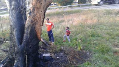 งานป้องกันฯ ออกระงับเหตุเพลิงไหม้