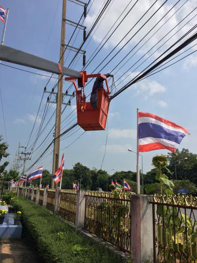 จัดเตรียมสถานที่ลอยกระทง ประจำปี 2560