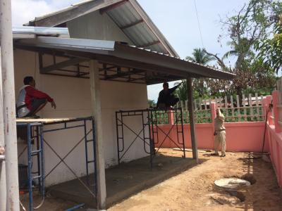 กองช่างออกตรวจงานโครงการฯ