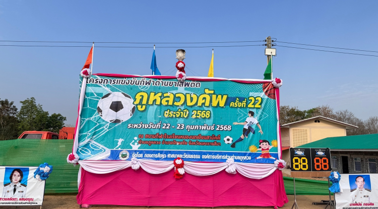 โครงการจัดการแข่งขันกีฬาต้านยาเสพติด (ภูหลวงคัพ) ประจำปี 2568