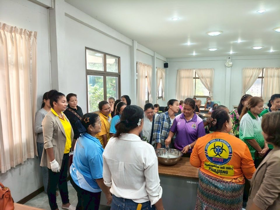 โครงการส่งเสริมอาชีพของกลุ่มสตรีแม่บ้านตำบลภูหลวง 