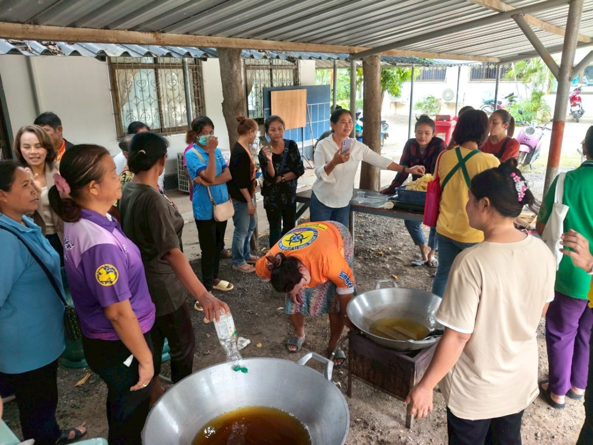 โครงการส่งเสริมอาชีพของกลุ่มสตรีแม่บ้านตำบลภูหลวง 