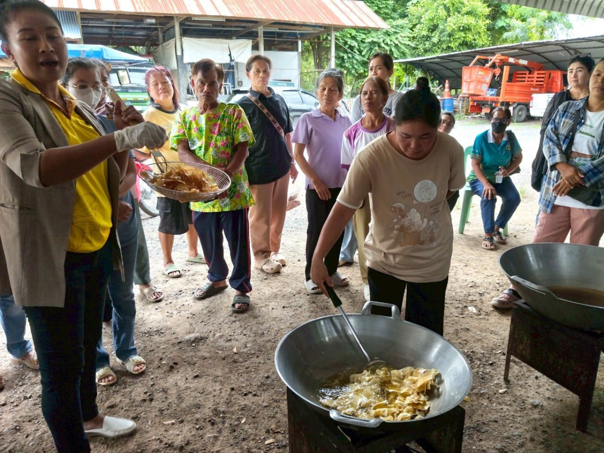 โครงการส่งเสริมอาชีพของกลุ่มสตรีแม่บ้านตำบลภูหลวง 