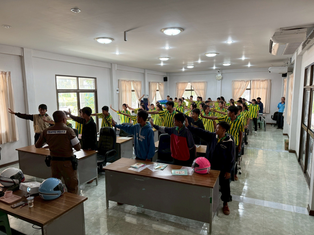 โครงการฝึกอบรมรณรงค์ขับขี่ปลอดภัย ประจำปีงบประมาณ พ.ศ.2568 