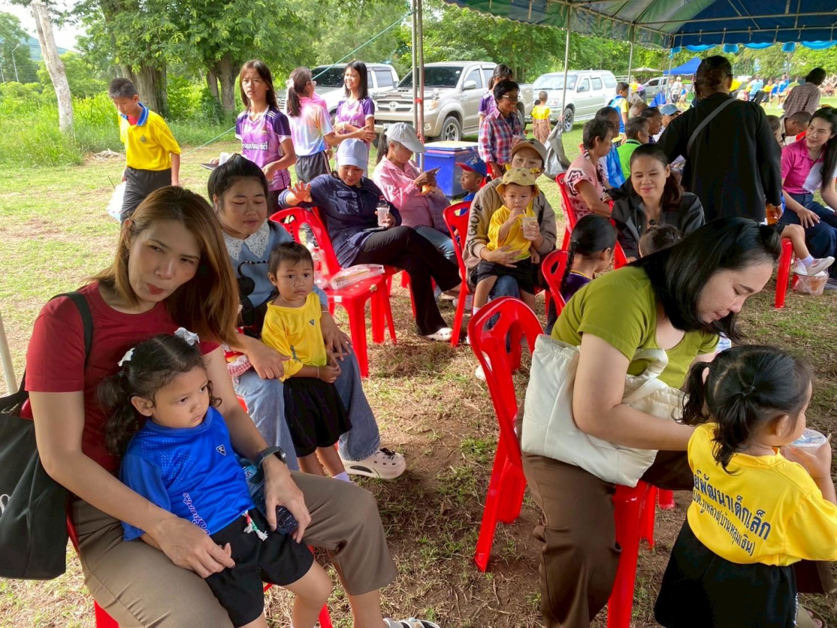 โครงการแข่งขันกีฬาระดับปฐมวัย ของศูนย์พัฒนาเด็กเล็ก อบต.ภูหลวง (บ้านหลุมเงิน) ร่วมกับโรงเรียนบ้านหลุมเงิน