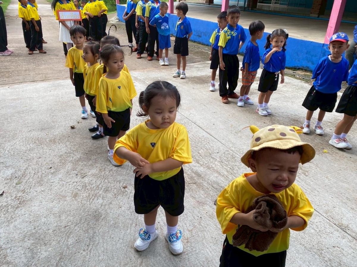 โครงการแข่งขันกีฬาระดับปฐมวัย ของศูนย์พัฒนาเด็กเล็ก อบต.ภูหลวง (บ้านหลุมเงิน) ร่วมกับโรงเรียนบ้านหลุมเงิน