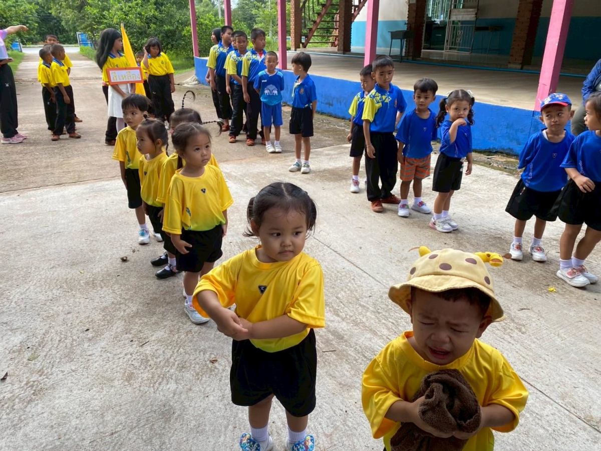 โครงการแข่งขันกีฬาระดับปฐมวัย ของศูนย์พัฒนาเด็กเล็ก อบต.ภูหลวง (บ้านหลุมเงิน) ร่วมกับโรงเรียนบ้านหลุมเงิน