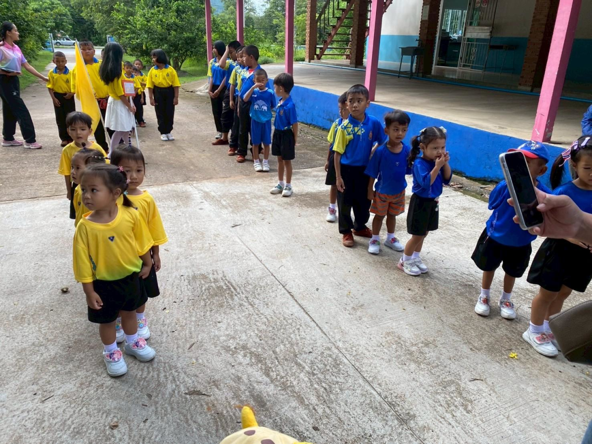 โครงการแข่งขันกีฬาระดับปฐมวัย ของศูนย์พัฒนาเด็กเล็ก อบต.ภูหลวง (บ้านหลุมเงิน) ร่วมกับโรงเรียนบ้านหลุมเงิน