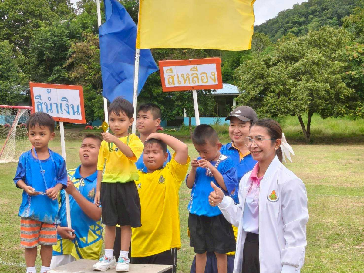 โครงการแข่งขันกีฬาระดับปฐมวัย ของศูนย์พัฒนาเด็กเล็ก อบต.ภูหลวง (บ้านหลุมเงิน) ร่วมกับโรงเรียนบ้านหลุมเงิน