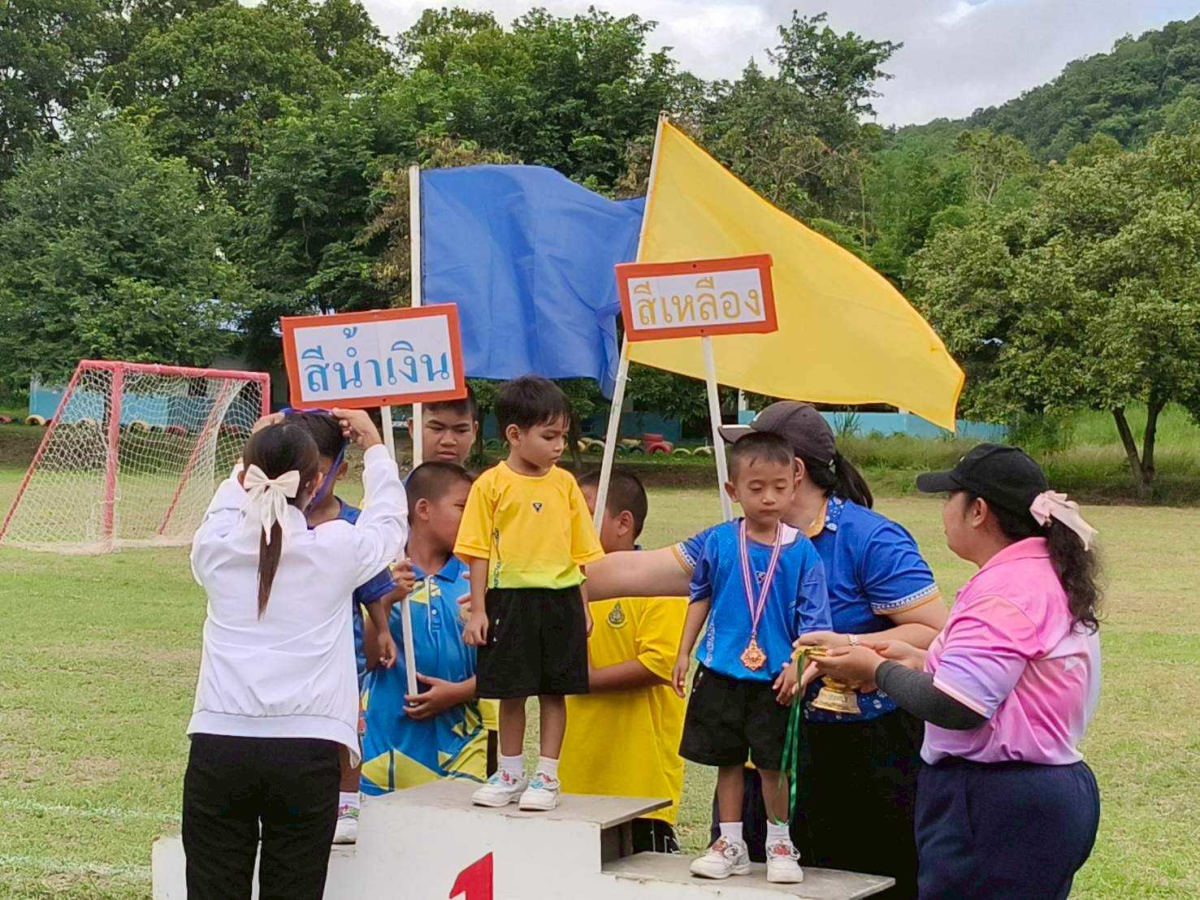 โครงการแข่งขันกีฬาระดับปฐมวัย ของศูนย์พัฒนาเด็กเล็ก อบต.ภูหลวง (บ้านหลุมเงิน) ร่วมกับโรงเรียนบ้านหลุมเงิน