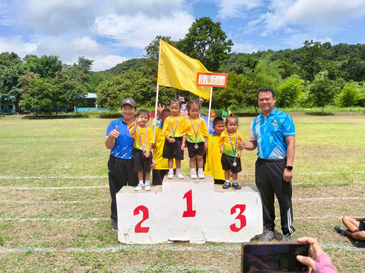โครงการแข่งขันกีฬาระดับปฐมวัย ของศูนย์พัฒนาเด็กเล็ก อบต.ภูหลวง (บ้านหลุมเงิน) ร่วมกับโรงเรียนบ้านหลุมเงิน
