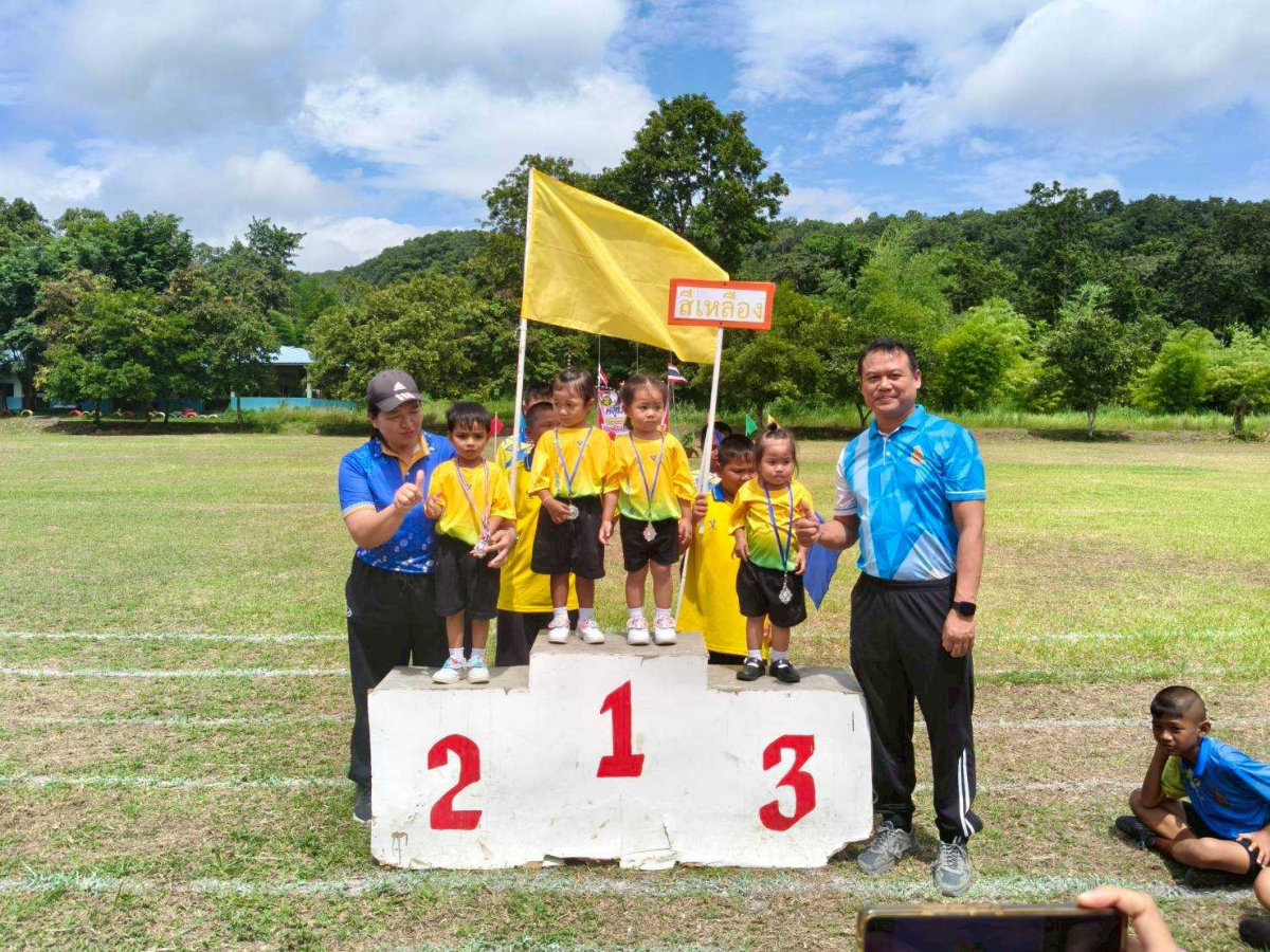 โครงการแข่งขันกีฬาระดับปฐมวัย ของศูนย์พัฒนาเด็กเล็ก อบต.ภูหลวง (บ้านหลุมเงิน) ร่วมกับโรงเรียนบ้านหลุมเงิน
