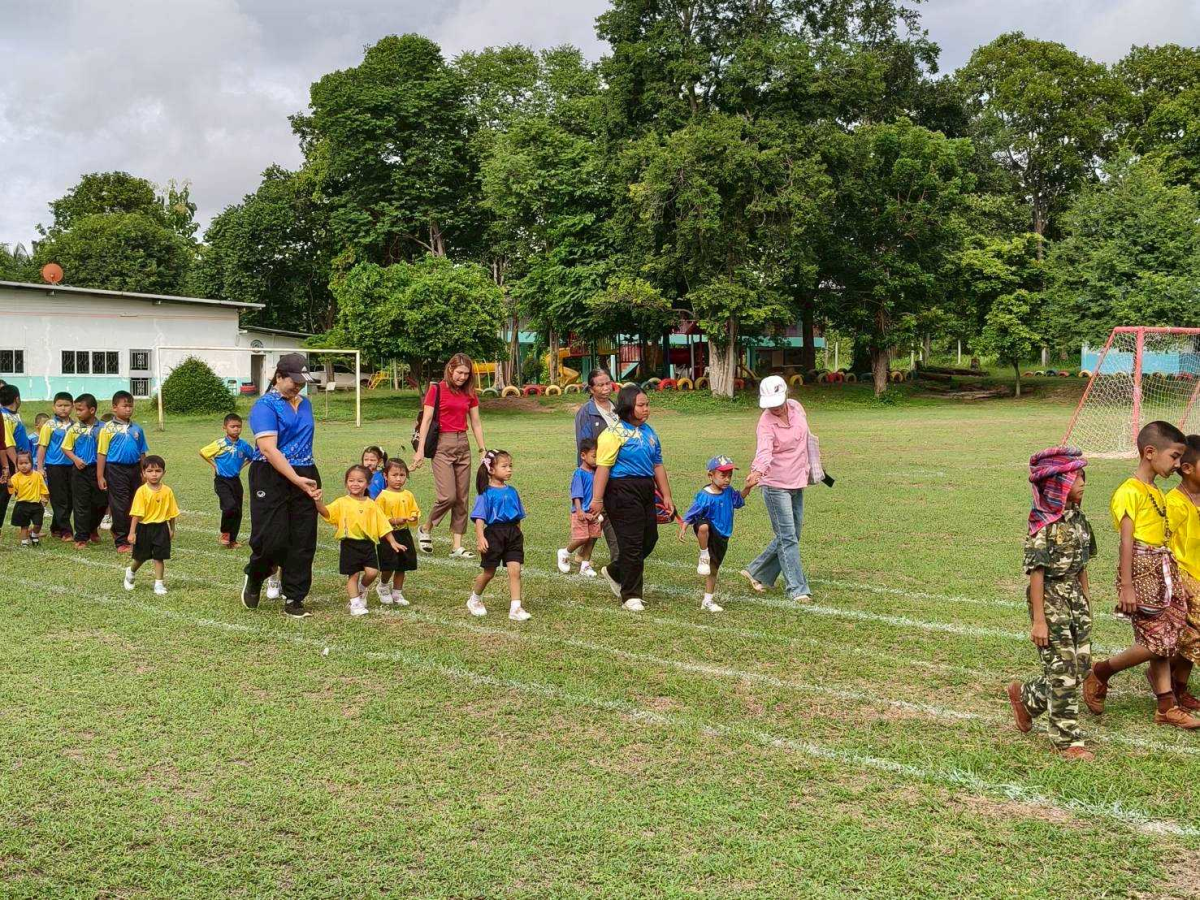 โครงการแข่งขันกีฬาระดับปฐมวัย ของศูนย์พัฒนาเด็กเล็ก อบต.ภูหลวง (บ้านหลุมเงิน) ร่วมกับโรงเรียนบ้านหลุมเงิน