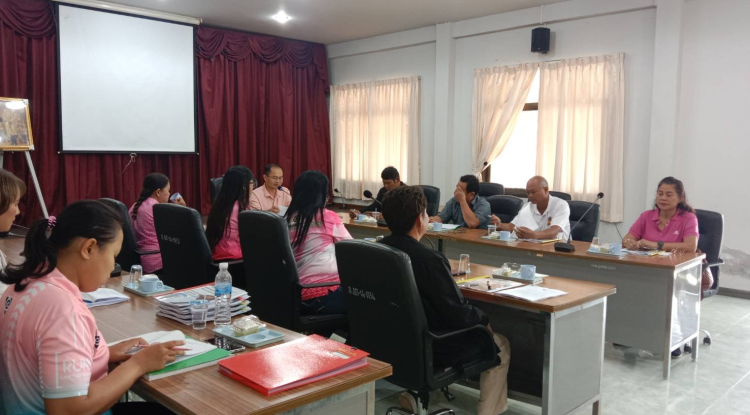 ประชุมคณะกรรมการกองทุนหลักประกันสุขภาพ อบต.ภูหลวง  ครั้งที่ 1/2569