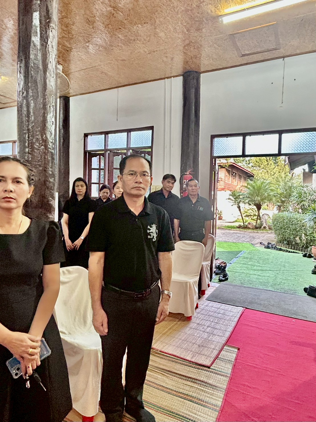 ร่วมพิธีบำเพ็ญกุศลสวดพระอภิธรรม เพื่ออุทิศถวายเป็นพระราชกุศลแด่ สมเด็จพระนางเจ้าสิริกิติ์ พระบรมราชินีนาถ พระบรมราชชนนีพันปีหลวง
