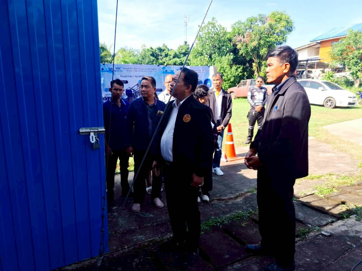 พิธี เปิดโครงการระบบผลิตน้ำบริโภคด้วยกระบวนการรีเวิร์สออสโมซิส (POG Drink) พร้อมโรงเรือนสำเร็จรูป ตามนโยบายกระทรวงมหาดไทย ขับเคลื่อนน้ำดื่มสะอาดบริการประชาชน