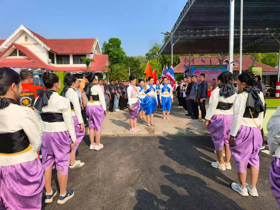 พิธีรับมอบคบไฟและวิ่งคบไฟ ในพิธีเปิดงานฉลองวันแห่งชัยชนะของท้าวสุรนารี ประจำปี 2569