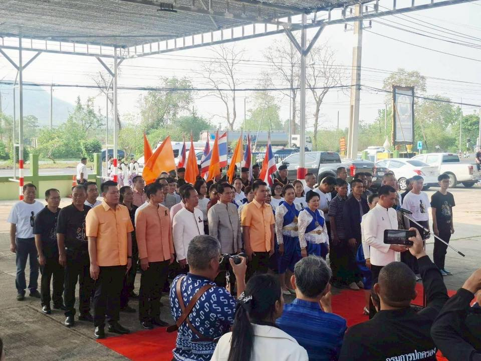 พิธีรับมอบคบไฟและวิ่งคบไฟ ในพิธีเปิดงานฉลองวันแห่งชัยชนะของท้าวสุรนารี ประจำปี 2569