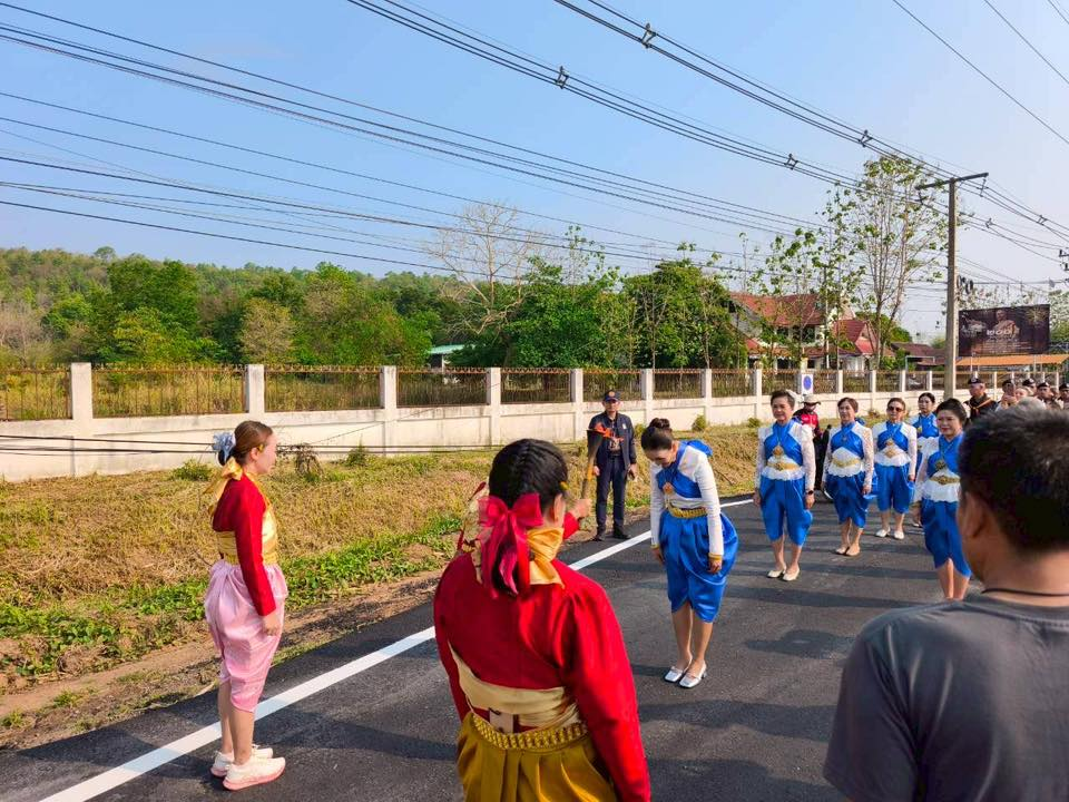 พิธีรับมอบคบไฟและวิ่งคบไฟ ในพิธีเปิดงานฉลองวันแห่งชัยชนะของท้าวสุรนารี ประจำปี 2569