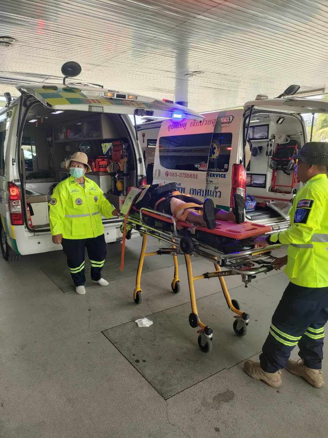 เข้าร่วมการอบรมและซ้อมแผนเผชิญเหตุ “อุบัติเหตุหมู่” และการจัดการความรุนแรงในโรงพยาบาล ประจําปี ๒๕๖๙