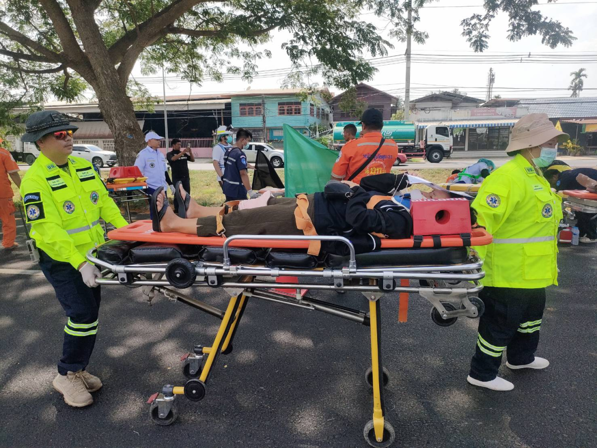 เข้าร่วมการอบรมและซ้อมแผนเผชิญเหตุ “อุบัติเหตุหมู่” และการจัดการความรุนแรงในโรงพยาบาล ประจําปี ๒๕๖๙