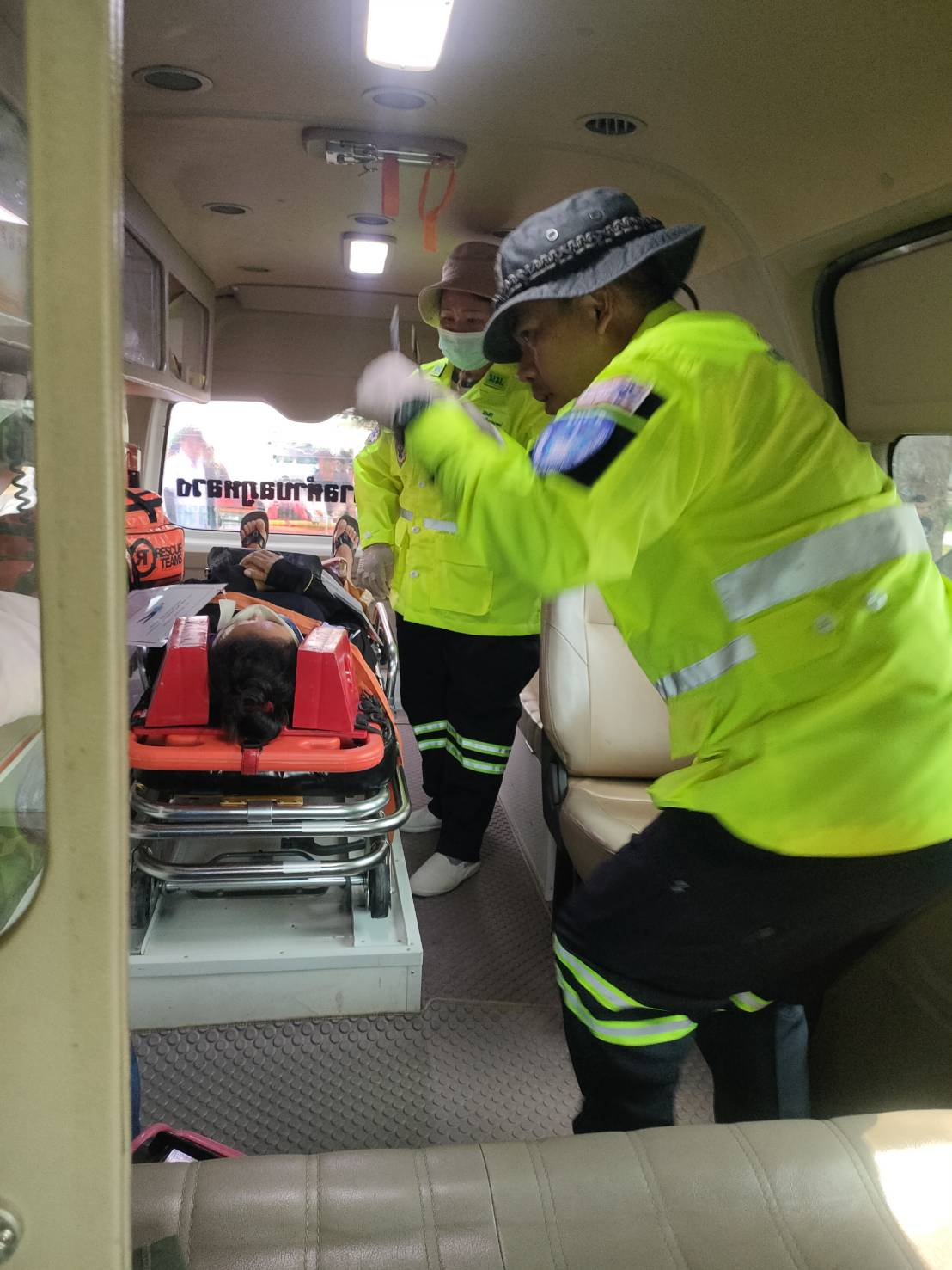 เข้าร่วมการอบรมและซ้อมแผนเผชิญเหตุ “อุบัติเหตุหมู่” และการจัดการความรุนแรงในโรงพยาบาล ประจําปี ๒๕๖๙