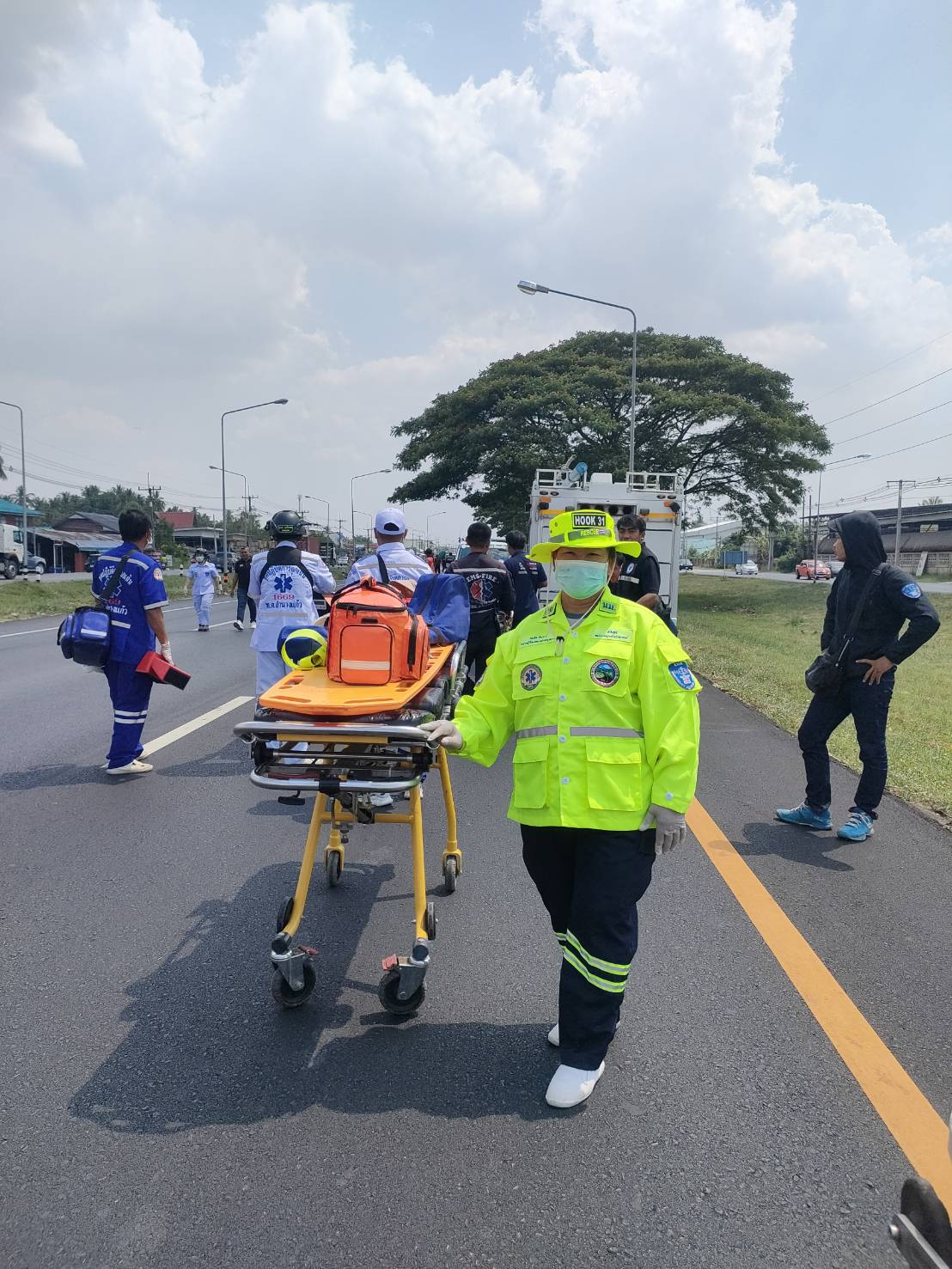 เข้าร่วมการอบรมและซ้อมแผนเผชิญเหตุ “อุบัติเหตุหมู่” และการจัดการความรุนแรงในโรงพยาบาล ประจําปี ๒๕๖๙