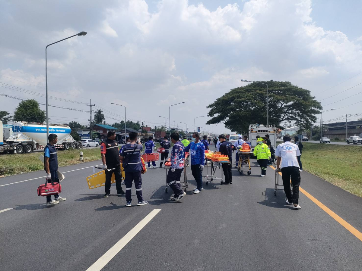 เข้าร่วมการอบรมและซ้อมแผนเผชิญเหตุ “อุบัติเหตุหมู่” และการจัดการความรุนแรงในโรงพยาบาล ประจําปี ๒๕๖๙