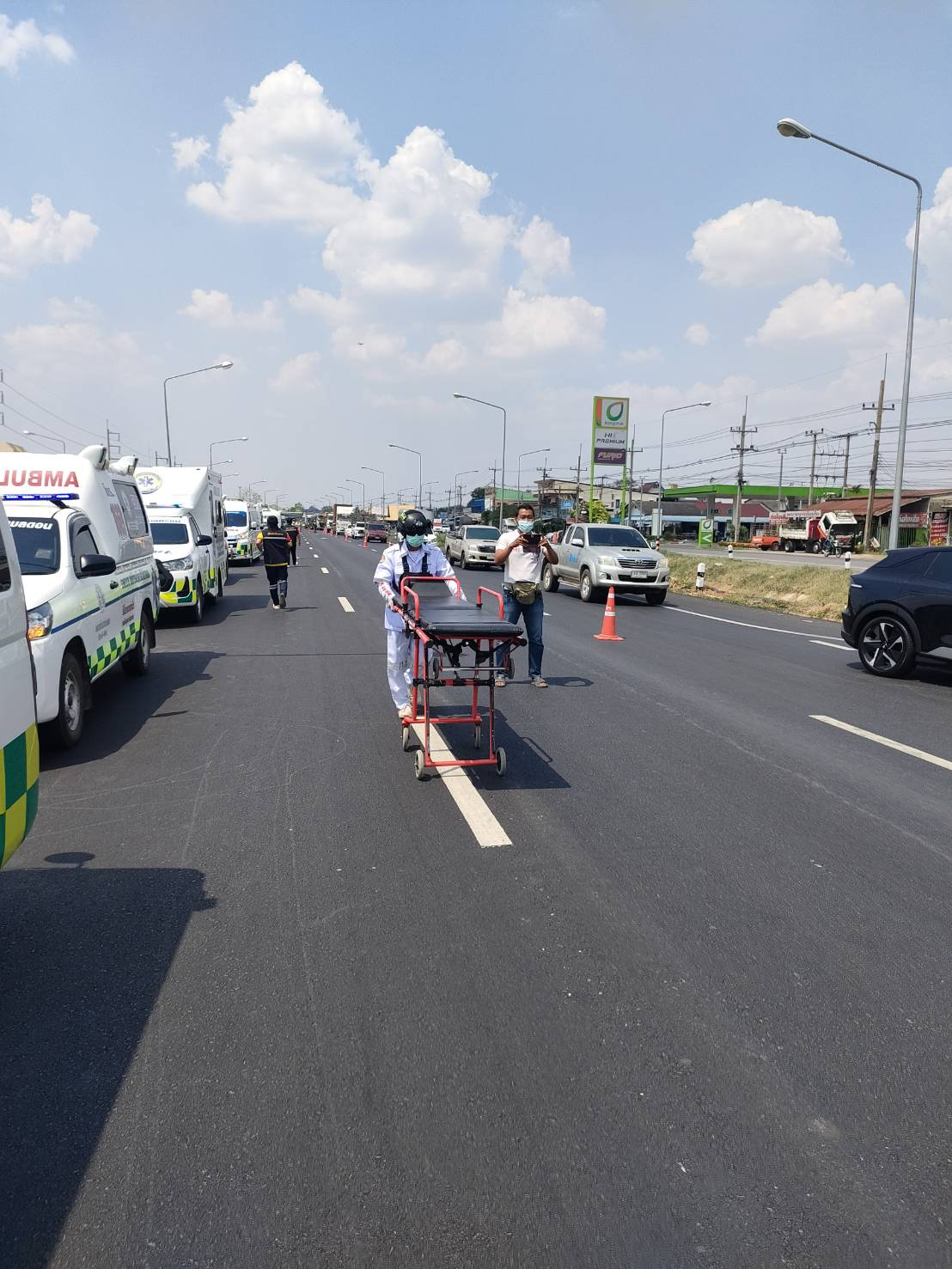 เข้าร่วมการอบรมและซ้อมแผนเผชิญเหตุ “อุบัติเหตุหมู่” และการจัดการความรุนแรงในโรงพยาบาล ประจําปี ๒๕๖๙