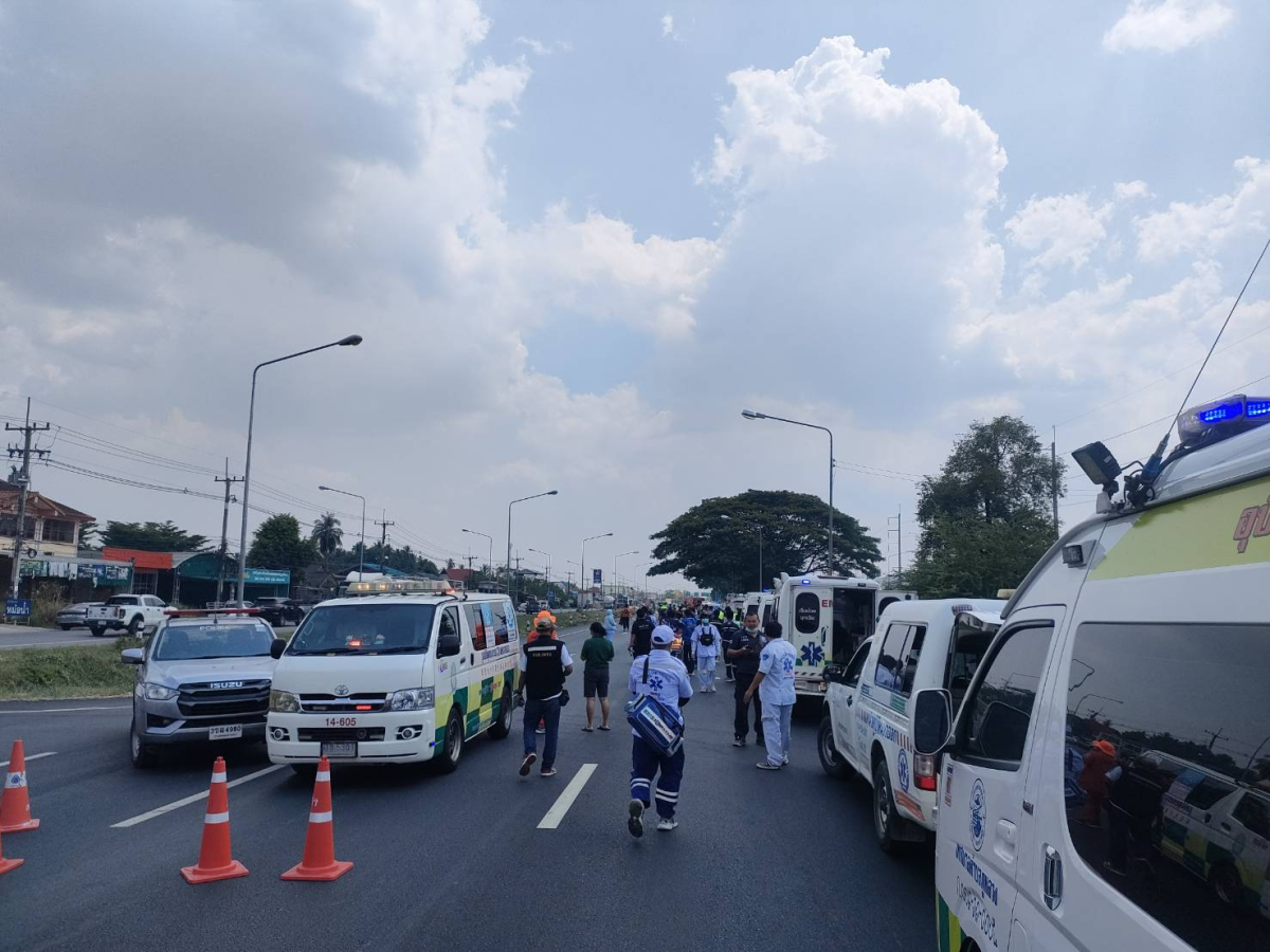 เข้าร่วมการอบรมและซ้อมแผนเผชิญเหตุ “อุบัติเหตุหมู่” และการจัดการความรุนแรงในโรงพยาบาล ประจําปี ๒๕๖๙