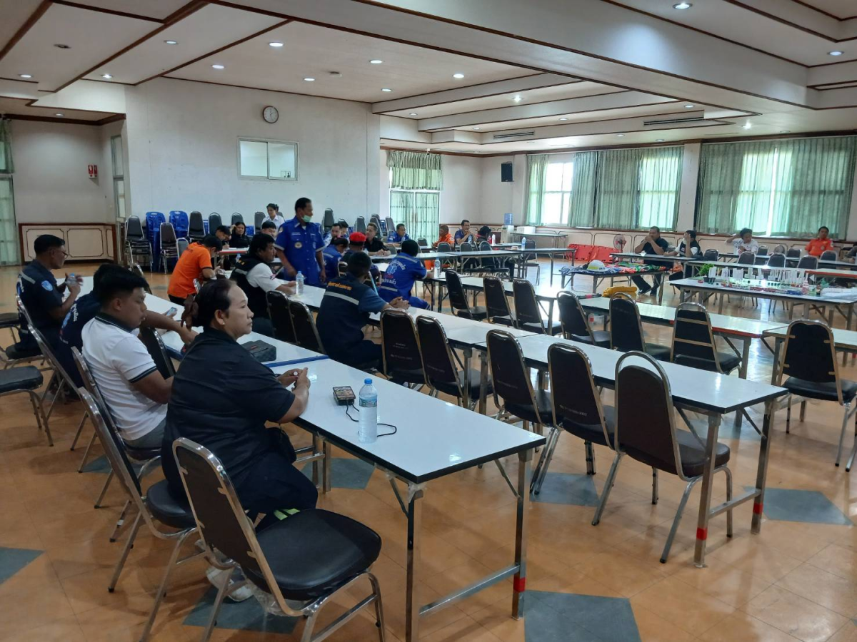 เข้าร่วมการอบรมและซ้อมแผนเผชิญเหตุ “อุบัติเหตุหมู่” และการจัดการความรุนแรงในโรงพยาบาล ประจําปี ๒๕๖๙