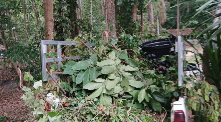 จัดเตรียมสถานที่สำหรับพิธีสรงน้ำสรีระสังขาร และพิธีสลายสรีระสังขารหลวงปู่สมบุญ ปริปุณฺณสีโล (หลวงปู่บุญ)