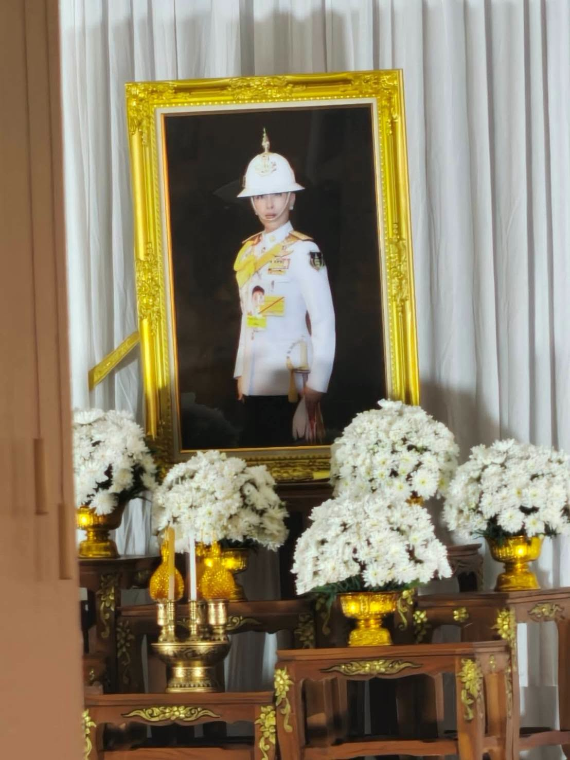 ร่วมพิธีบำเพ็ญกุศลปัณรสมวาร (๑๕ วัน) เพื่ออุทิศถวายเป็นพระกุศลแด่ สมเด็จพระเจ้าลูกเธอเจ้าฟ้าพัชรกิติยาภา นเรนทิราเทพยวดี กรมหลวงราชสาริณีสิริพัชร มหาวัชรราชธิดา