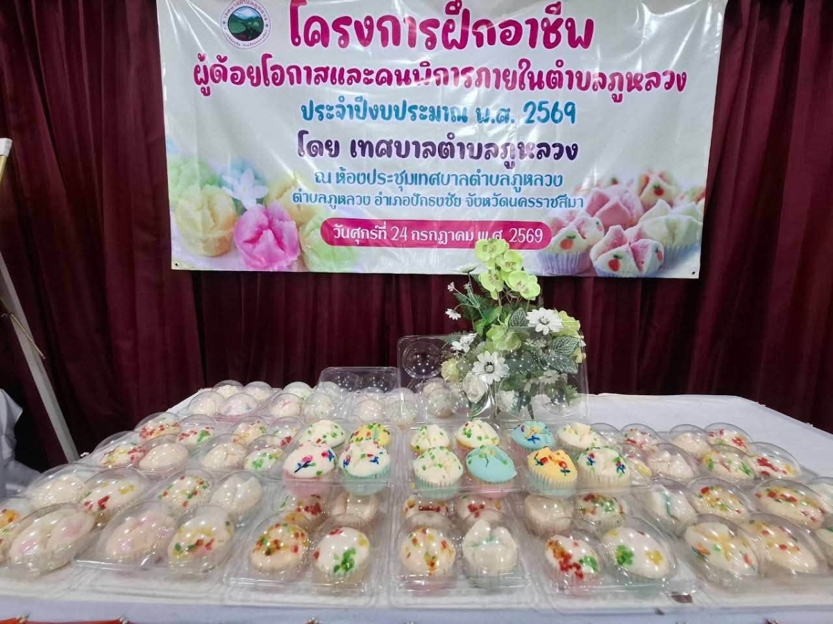 โครงการฝึกอาชีพผู้ด้อยโอกาสและคนพิการภายในตำบลภูหลวง ประจำปีงบประมาณ พ.ศ. ๒๕๖๙
