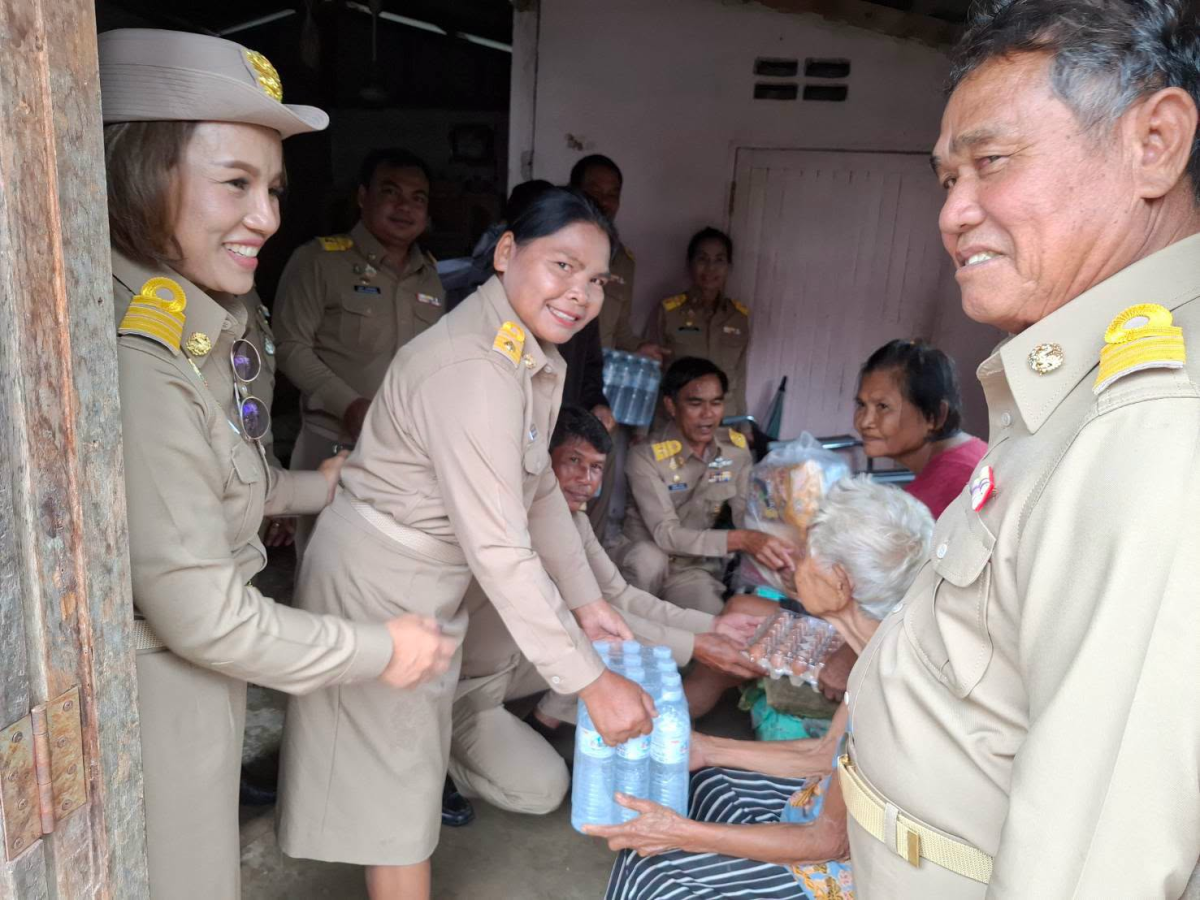 ลงพื้นที่สำรวจความเสียหาย