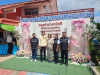 ร่วมพิธีทอดผ้าป่าสามัคคี เพื่อสมทบทุนในการก่อสร้างอาคารอเนกประสงค์
